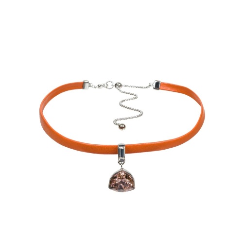 Колье Fiore Luna Vintage Rose / Orange Leather, B2110SW-N06.5 R/S