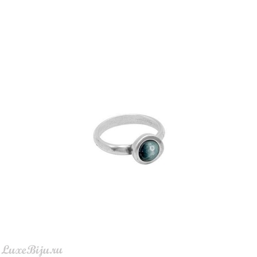 Кольцо Ciclon, Divino, с муранским стеклом, CN-233500 серый, 18