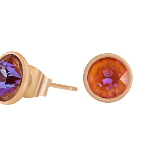 Пусеты Fiore Luna Orange Glow Delite SWE298 OGD RG