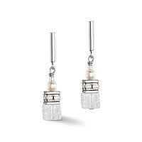 Серьги Coeur de Lion White, 5086/21-1400