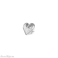 Кольцо ORI TAO, Alegria, разъемное, с сердцем, OT24.1-19-40380 серебристый