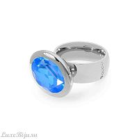 Кольцо Qudo TIVOLA big S royal blue delite  18.5 мм, 651744/18.5 BL/S