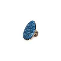 Кольцо Nature Bijoux, Linapacan, разъемное, дерево папайя, NB24.1-19-25131 синий
