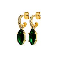 Серьги Dyrberg Kern JUNIPE SG EMERALD GREEN, 470002