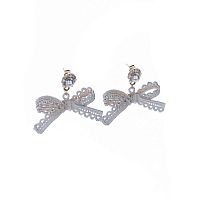 Серьги Moon Paris, Bohemia, с жемчугом и бантами, MB-21.11-018 белый