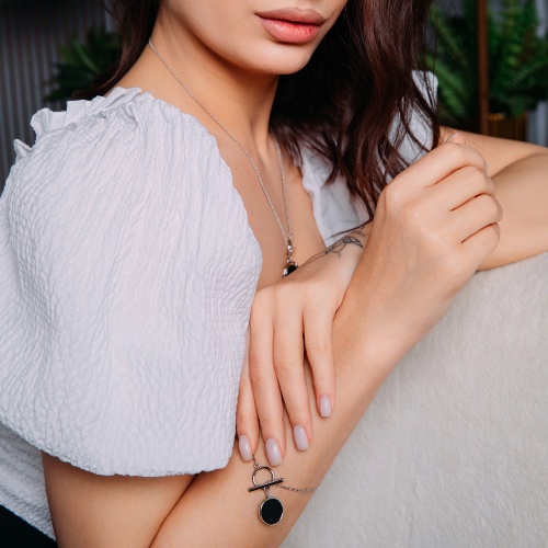 Браслет Fiore Luna Onyx, C2010NM-B03.1 BW/S фото 4