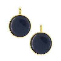 Серьги TARATATA, Instinct, со смолой и слюдяным порошком, TT-H25-10781-204 синий