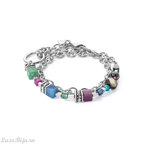 Браслет Coeur de Lion Multicolour Gemstone, 4709/30-1561