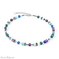 Колье Coeur de Lion Turquoise-Purple, 2838/10-0608
