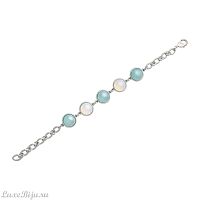 Классический браслет Pearl B.Agate-Opaline C1362.21.25 BL/BW/S