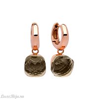 Серьги Qudo Firenze greige 300191 BR/RG
