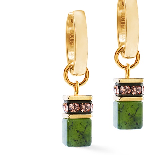 Серьги Coeur de Lion Green-Gold, 4524/21-0516 фото 2