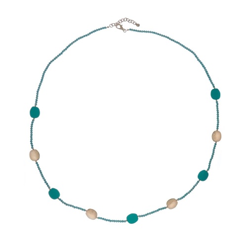 Колье Moon Paris, Lorian, с кристаллами, ML-24.03-008 бирюзовый фото 2