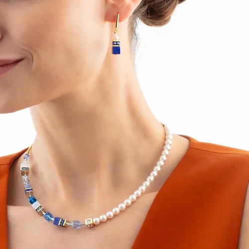 Серьги Coeur de Lion Blue-Gold, 5086/21-0716 фото 4