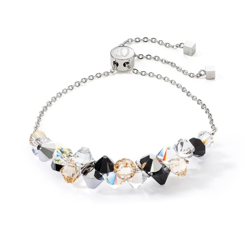 Браслет Coeur de Lion Black-Crystal, 4639/30-1318