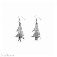 Серьги Ester Bijoux Красный Дуб LF87C-S BW