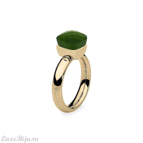 Кольцо Qudo Firenze olive 16.5 мм, 610020 G/RG