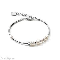 Браслет Coeur de Lion Asymmetry White-Silver 1102/30-1417