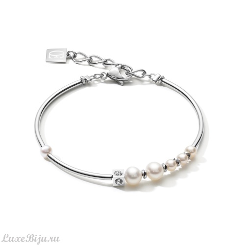 Браслет Coeur de Lion Asymmetry White-Silver 1102/30-1417