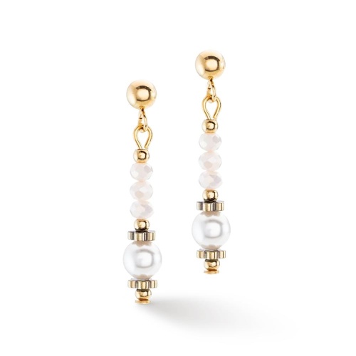 Серьги Coeur de Lion White, 4434/21-1400 фото 4