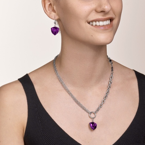 Колье Coeur de Lion Magic Crystal Amethyst, 5054/10-0824 фото 12