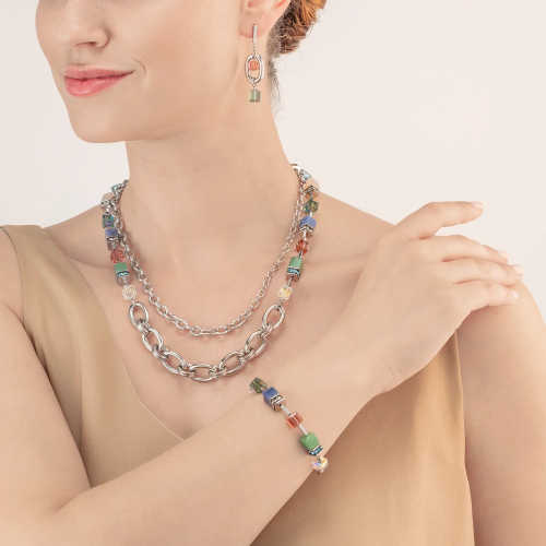 Колье Coeur de Lion Multicolor Gemstone, *4520/10-1561 фото 2