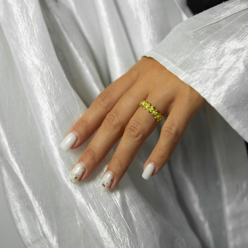 Кольцо Catherine Bijoux, Crystal's dance, разъемное, с кристаллами, CB25.1-5265DG мятный фото 2