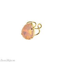 Кольцо Catherine Bijoux, Aurora crystal, разъемное, с кристаллом, CB26.1-5683DG розовый
