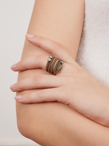 Кольцо Fiore di Firenze AN6364 CRYSTAL 17-18,5 фото 3