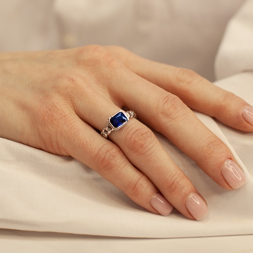 Кольцо Fiore Luna SAPPHIRE, KBR03005-03 фото 4