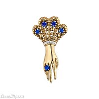 Брошь Fiore di Firenze SP4472 CHBL