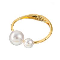 Браслет Moon Paris, Ringo, кафф с жемчужными бусинами, MR-26.01-002 золотистый