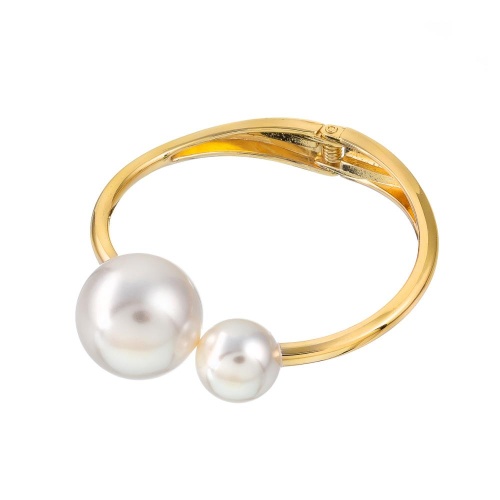 Браслет Moon Paris, Ringo, кафф с жемчужными бусинами, MR-26.01-002 золотистый