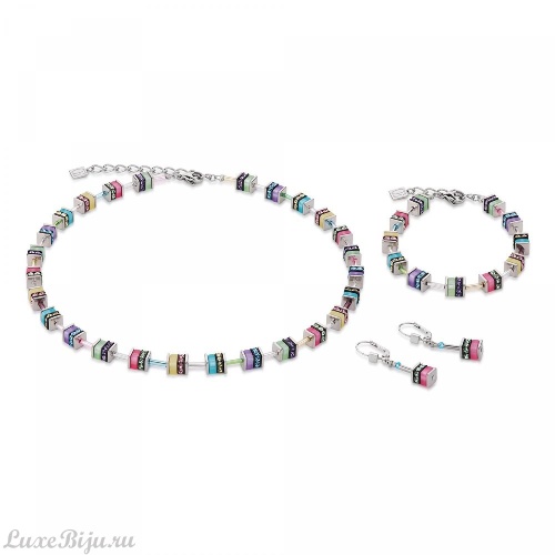 Серьги Coeur de Lion Multicolor Pastel 4409/20-1522 фото 2