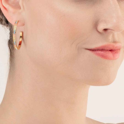 Серьги Coeur de Lion Multicolor-Pastel Gold , 0128/21-1590 фото 3