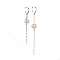 Серьги Lanzerotti, Rococo, асимметричные, с жемчугом, LZ-26.07-245 белый