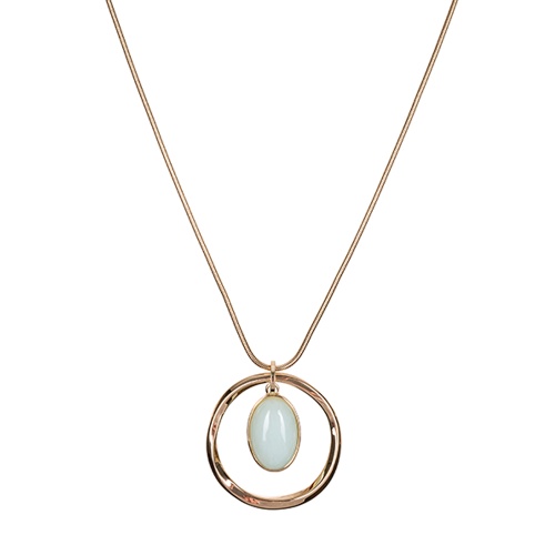 Колье Fiore Luna BLUE SKY AGATE, LN5143 BL/G фото 3