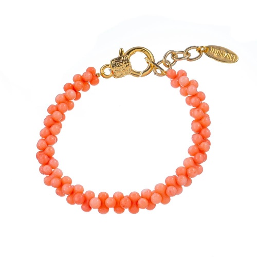 Браслет Lanzerotti, Anne with an E, с кораллом, LZ-25.08-261 розовый
