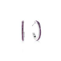 Серьги Coeur de Lion Amethyst-Silver, 0139/21-0843