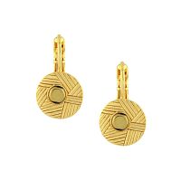 Серьги TARATATA, Joyeuse, со стеклянными бусинами, TT-H24-11711-20D золотистый