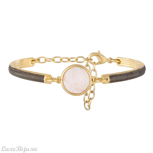 Классический браслет Pearl Quartz Rose C1363.9 R/G