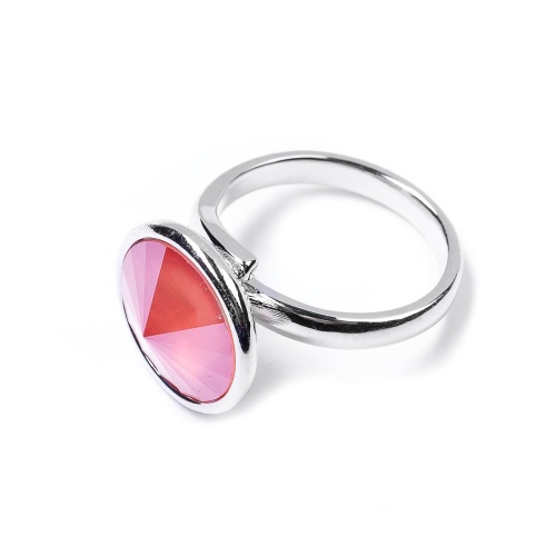 Кольцо Moon Paris, Ringo, разъемное, с кристаллом, MR-22.03-062 персиковый