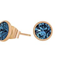 Пусеты Fiore Luna Indicolite SWE297 IN RG