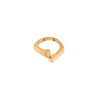 Кольцо Moon Paris, Ringo, геометрическое, MR-26.06-116 золотистый, 17,5