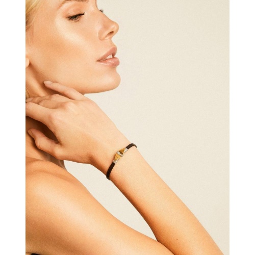 Браслет VIDDA, Dune, кожаный, двухцветный металл, VD24.1-0191492 серебристый фото 9