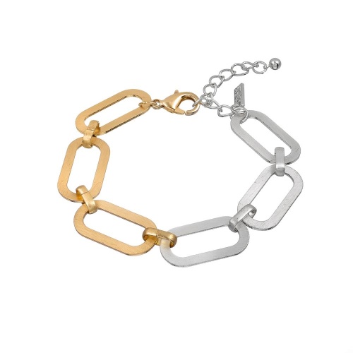 Браслет Dansk Copenhagen, Audrey, биколорный, DNSK26.1-7C2307020 серебристый