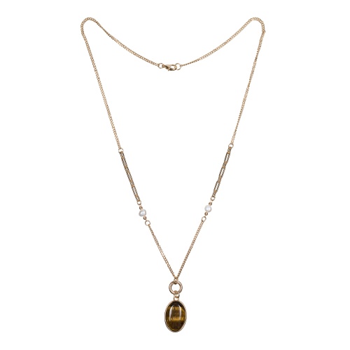 Колье Fiore Luna TIGER EYE, LN5156 BR/G фото 4