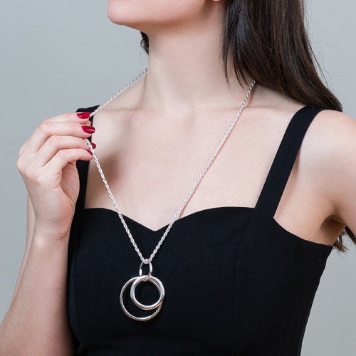 Колье Fiore Luna 2 Кольца, LN5127 S фото 2