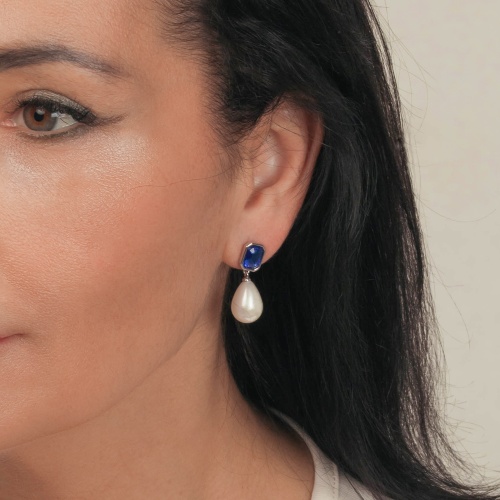 Серьги Fiore Luna SAPPHIRE, ACE22420-06 фото 4