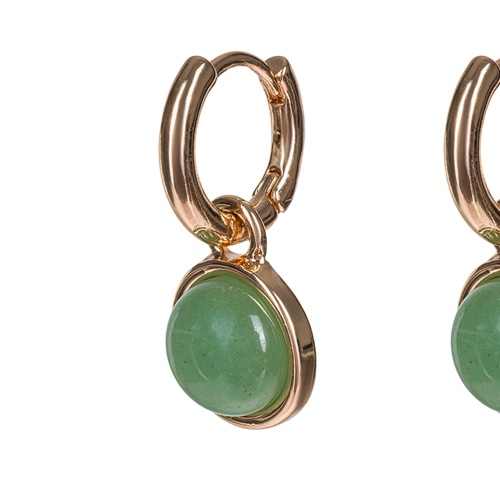 Серьги Fiore Luna GREEN AVENTURINE, LE1114 G/G фото 3